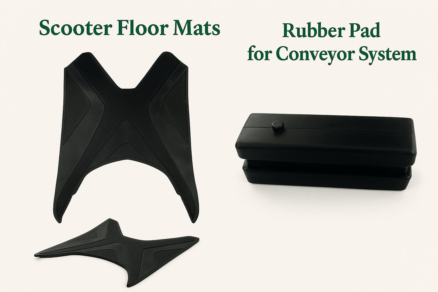 Scooter mats & conveyor pads